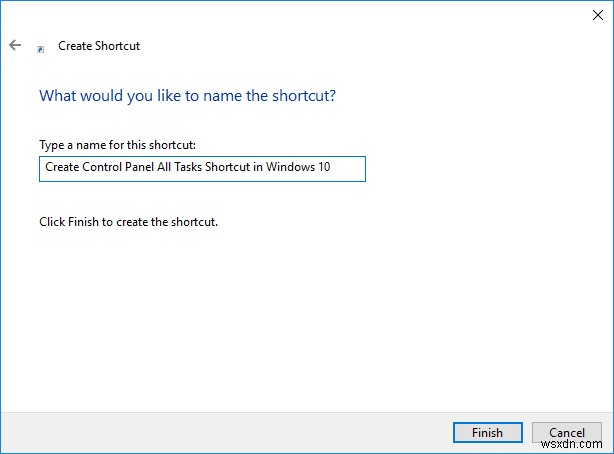 Windows 10에서 제어판  모든 작업(갓 모드)  바로 가기 만드는 방법