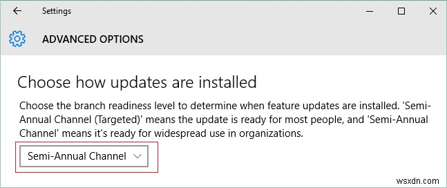 Windows 10에서 기능 업데이트 및 품질 업데이트 연기하는 방법