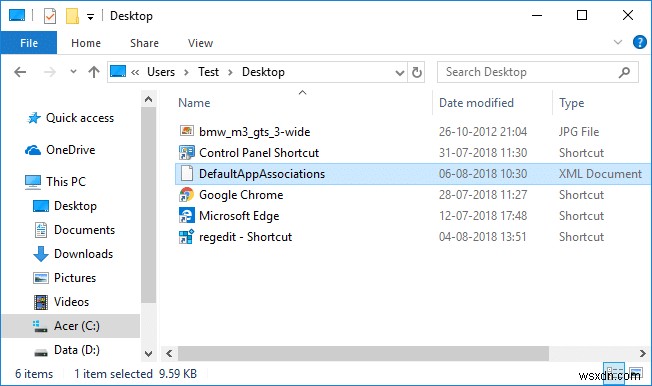 Windows 10에서 기본 앱 연결 내보내기 및 가져오기 방법