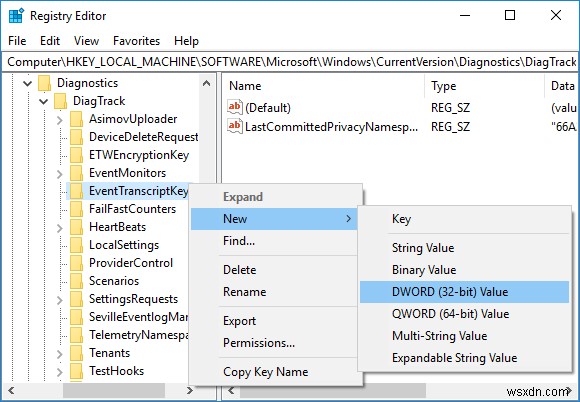 Windows 10에서 진단 데이터 뷰어 활성화 또는 비활성화하는 방법