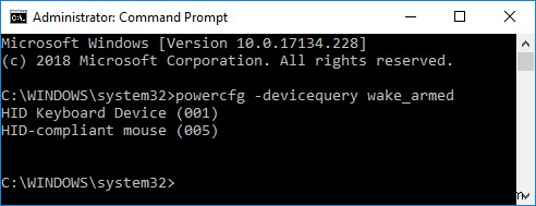 Windows 10에서 장치가 컴퓨터를 깨우도록 허용 또는 방지하는 방법