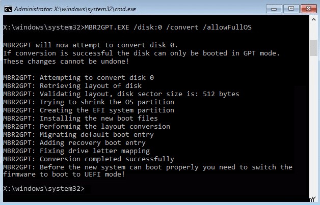Windows 10에서 데이터 손실 없이 MBR을 GPT 디스크로 변환하는 완벽 가이드