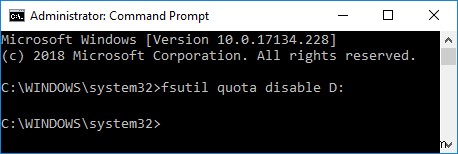 Windows 10에서 디스크 할당량 제한 적용(Enforce Disk Quota Limits) 활성화 또는 비활성화하는 방법