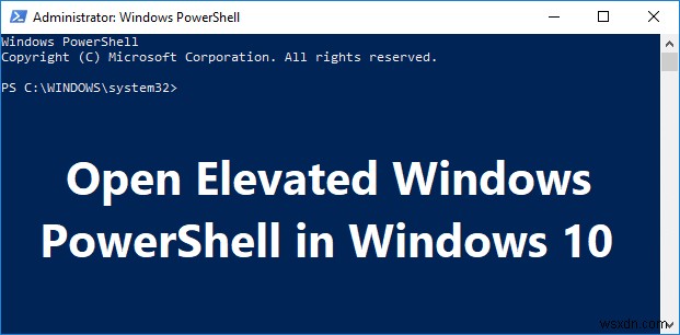Windows 10에서 관리자 권한 PowerShell을 여는 7가지 방법