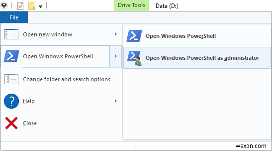 Windows 10에서 관리자 권한 PowerShell을 여는 7가지 방법