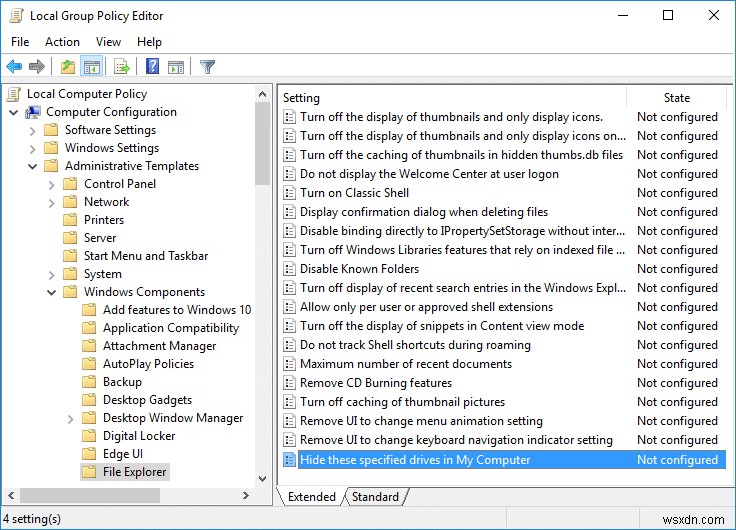 Windows 10에서 드라이브를 숨기는 방법 5가지 완벽 가이드