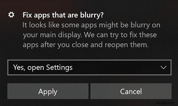 Windows 10에서 흐릿하게 보이는 앱 화면 배율 문제 해결하는 5가지 방법