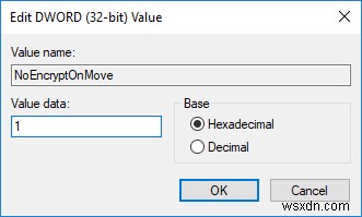 Windows 10에서 암호화된 폴더로 이동한 파일의 자동 암호화 설정 방법