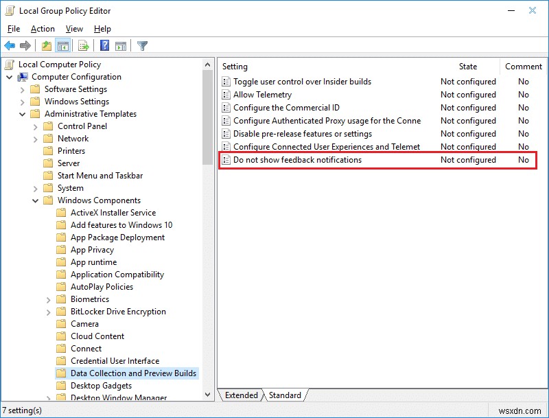 Windows 10에서 피드백 빈도를 변경하고 알림을 비활성화하는 방법