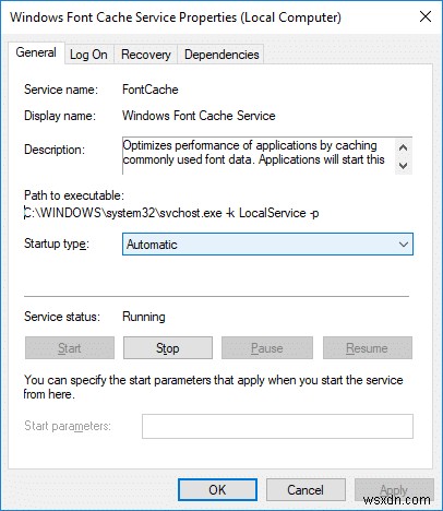 Windows 10에서 글꼴 캐시 재구축하는 완벽 가이드