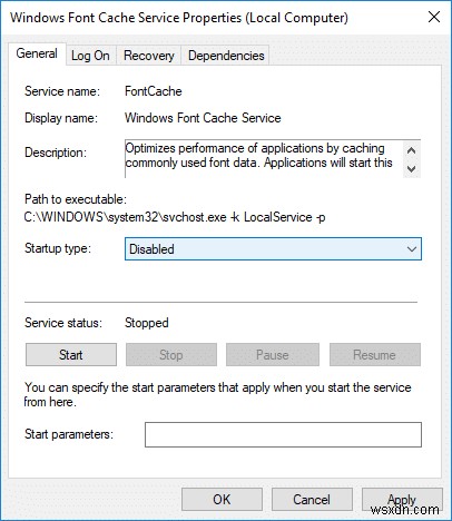 Windows 10에서 글꼴 캐시 재구축하는 완벽 가이드
