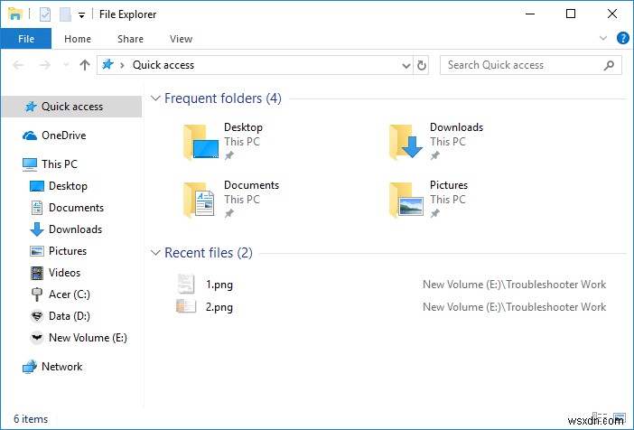 Windows 10에서 최근 항목 및 자주 사용하는 폴더 기록 끄는 방법