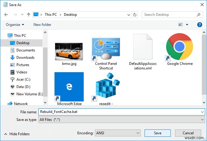 Windows 10에서 글꼴 캐시 재구축하는 완벽 가이드