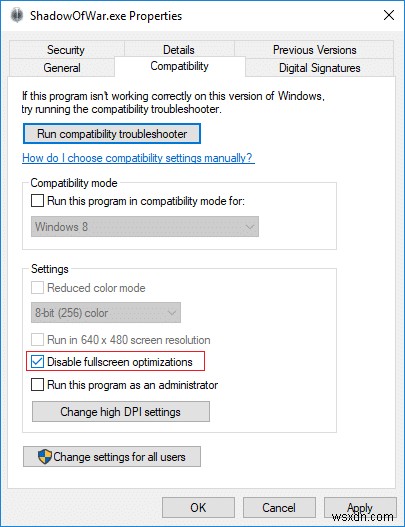 Windows 10에서 전체 화면 최적화를 비활성화하는 4가지 방법