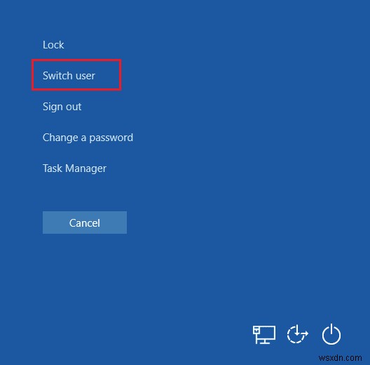 Windows 10에서 사용자 계정 전환하는 6가지 방법 총정리