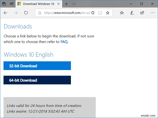 미디어 생성 도구 없이 공식 Windows 10 ISO 직접 다운로드하는 방법