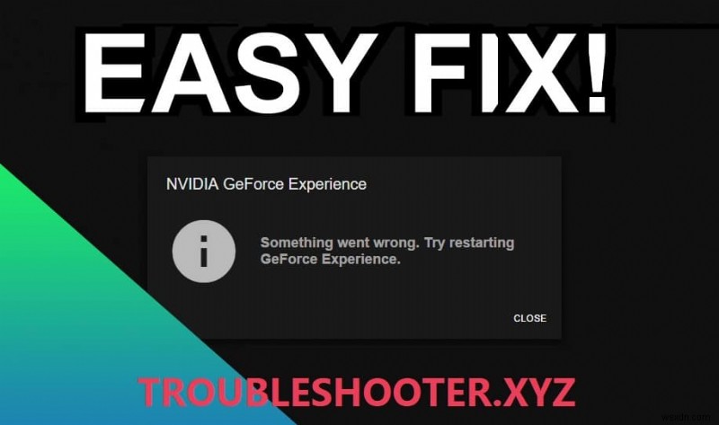Windows 10에서 GeForce Experience가 열리지 않을 때 해결하는 5가지 방법