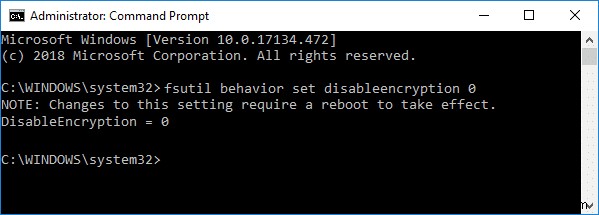 Windows 10에서 콘텐츠 암호화 옵션이 회색으로 비활성화될 때 해결하는 방법