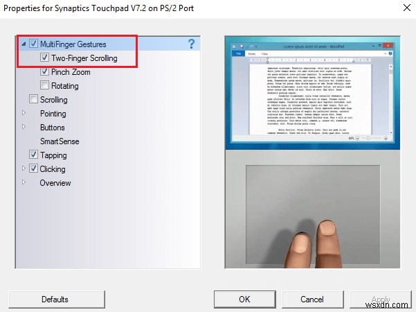 Windows 10에서 두 손가락 터치패드 스크롤이 작동하지 않을 때 해결하는 4가지 방법