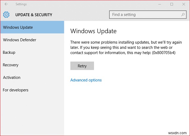Windows 10 업데이트 오류 0x800705b4 완벽 해결 방법
