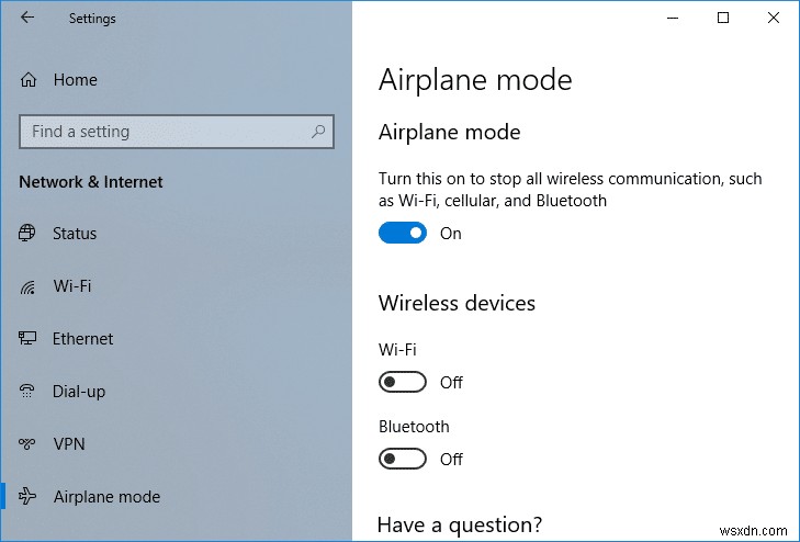 Windows 10 비행기 모드가 꺼지지 않을 때 해결하는 4가지 방법