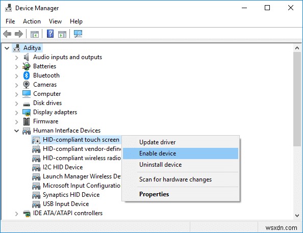 Windows 10에서 터치 스크린 비활성화하는 방법 [단계별 완벽 가이드]