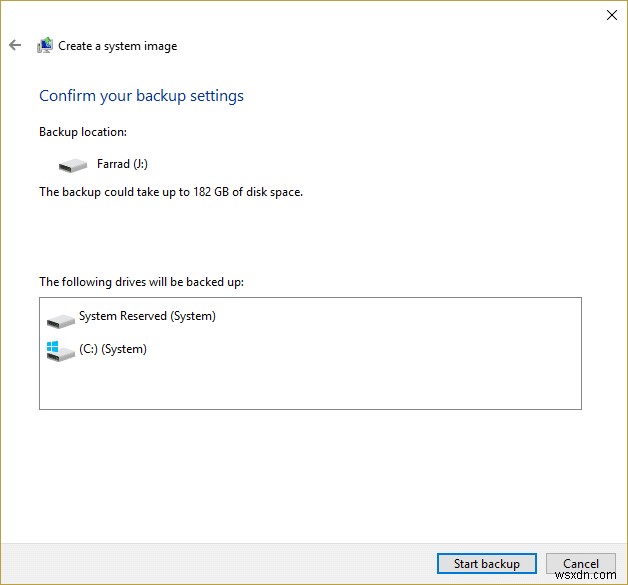 Windows 10 전체 백업(시스템 이미지) 만드는 방법