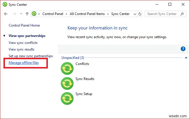 동기화 센터(Sync Center)란 무엇이며 Windows 10에서 사용하는 방법