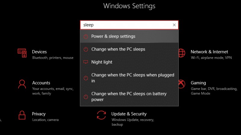 Windows 10에서 컴퓨터가 절전 모드로 전환되지 않는 문제 해결 방법
