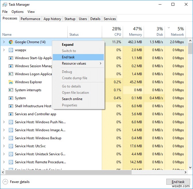 Windows 10에서 높은 핑(Ping) 현상을 해결하는 5가지 방법
