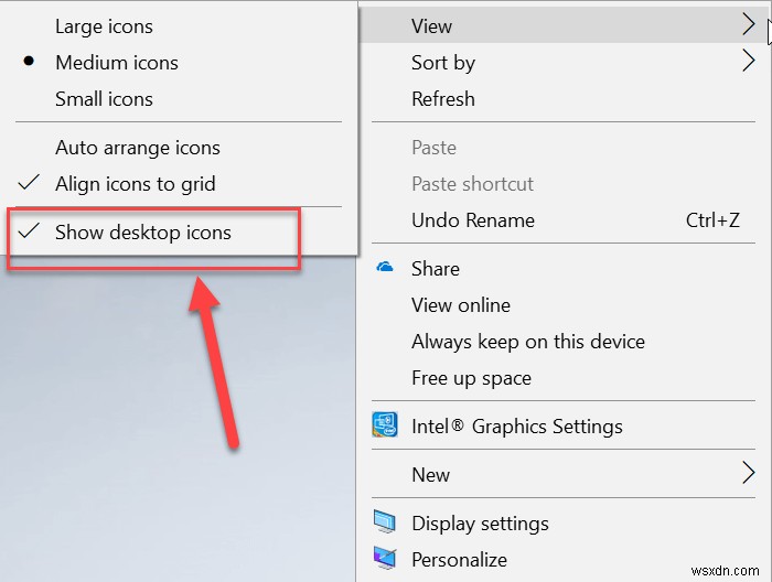 Windows 10 바탕 화면 아이콘이 사라졌을 때 복구하는 6가지 방법