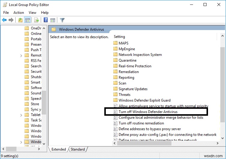 Windows 10에서 Windows Defender를 영구적으로 비활성화하는 4가지 방법