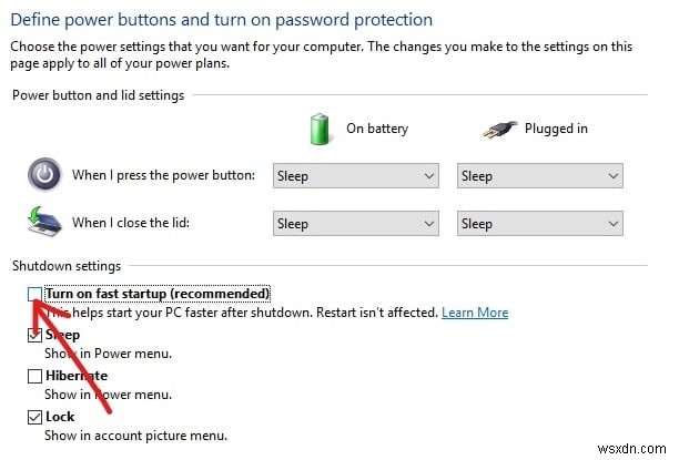 Windows 10에서 빠른 시작(Fast Startup)을 비활성화해야 하는 이유와 설정 방법