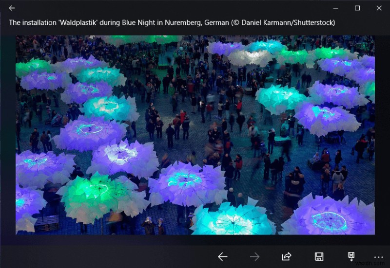 Windows 10에서 매일 바뀌는 빙(Bing) 이미지를 배경화면으로 자동 설정하는 방법