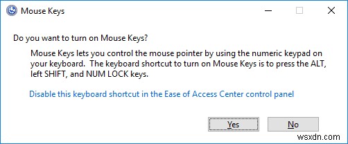 Windows 10에서 키보드로 마우스 오른쪽 버튼 클릭하는 방법