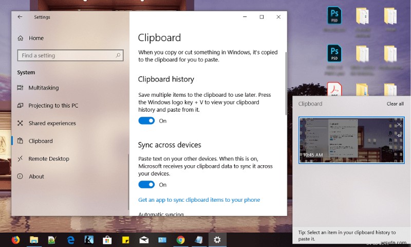 Windows 10 새 클립보드 사용법 완벽 가이드