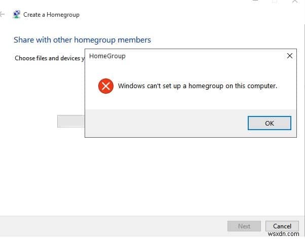Windows 10에서 홈그룹(HomeGroup)을 만들 수 없을 때 해결하는 6가지 방법