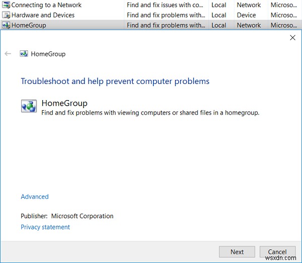 Windows 10에서 홈그룹(HomeGroup)을 만들 수 없을 때 해결하는 6가지 방법