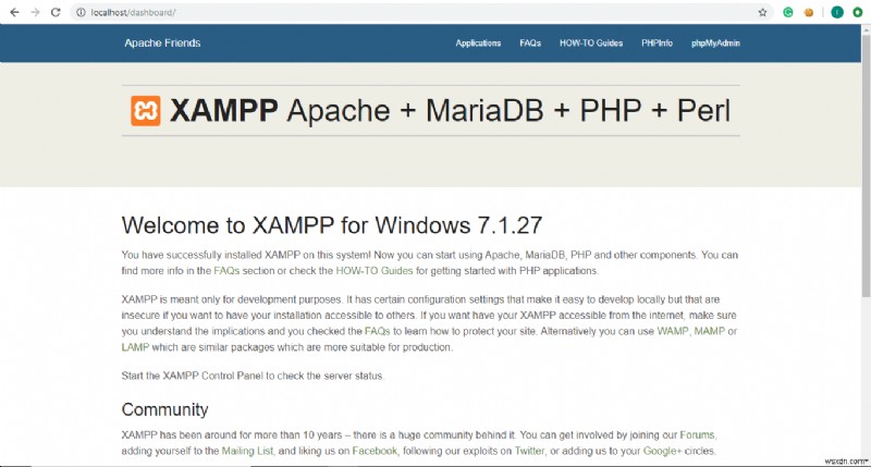 Windows 10에서 XAMPP 설치 및 설정하는 방법 (완벽 가이드)