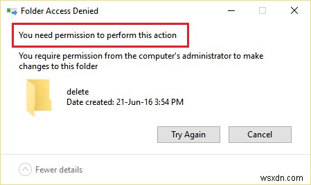 Windows 10  이 작업을 수행하려면 권한이 필요합니다  오류 완벽 해결 방법