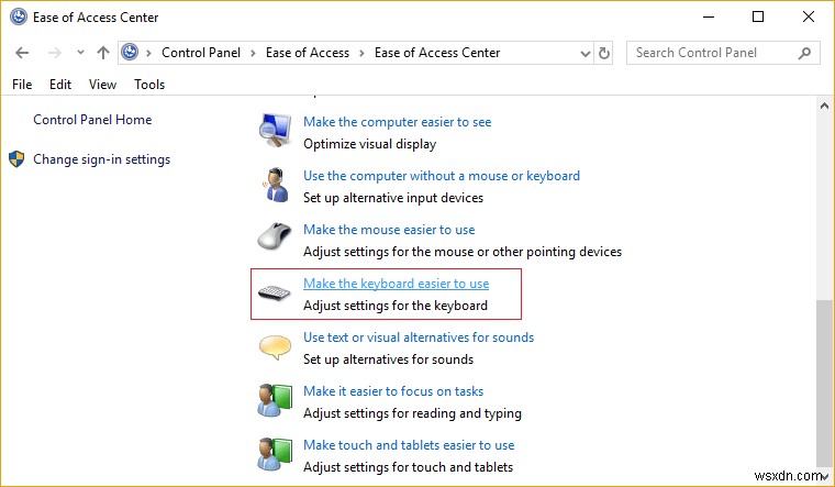 Windows 10에서 고정 키(Sticky Keys) 끄는 3가지 방법