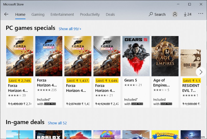 Windows 10 스토어 앱에서 스크롤바 항상 표시하는 방법