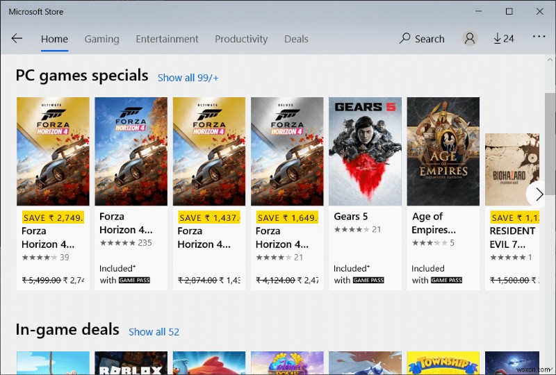 Windows 10 스토어 앱에서 스크롤바 항상 표시하는 방법