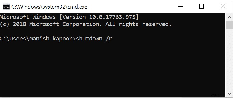Windows 10 컴퓨터를 재부팅하고 다시 시작하는 6가지 방법