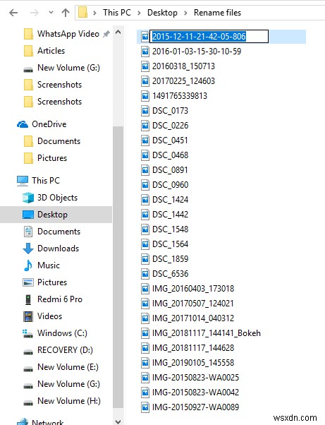 Windows 10에서 여러 파일 이름 한 번에 일괄 변경하는 방법 총정리