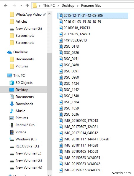 Windows 10에서 여러 파일 이름 한 번에 일괄 변경하는 방법 총정리