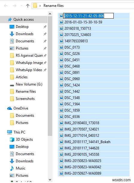 Windows 10에서 여러 파일 이름 한 번에 일괄 변경하는 방법 총정리