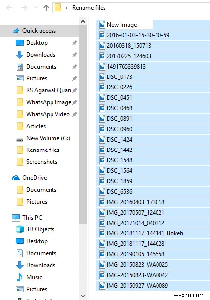 Windows 10에서 여러 파일 이름 한 번에 일괄 변경하는 방법 총정리