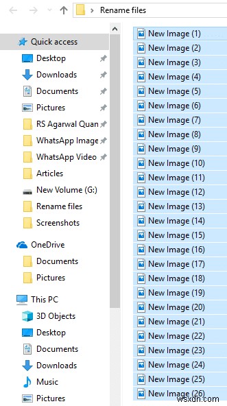Windows 10에서 여러 파일 이름 한 번에 일괄 변경하는 방법 총정리
