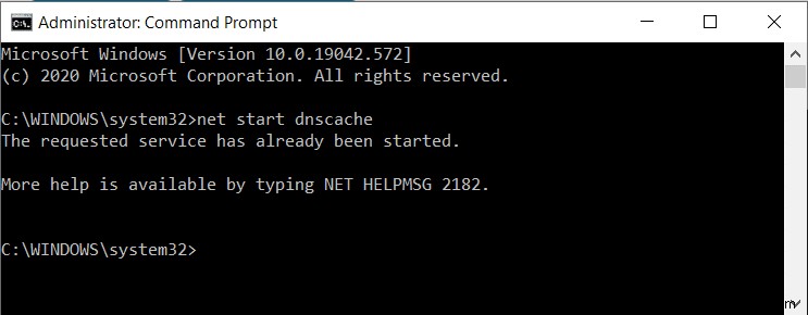 Windows 10에서 DNS 캐시 플러시 및 초기화하는 방법 총정리